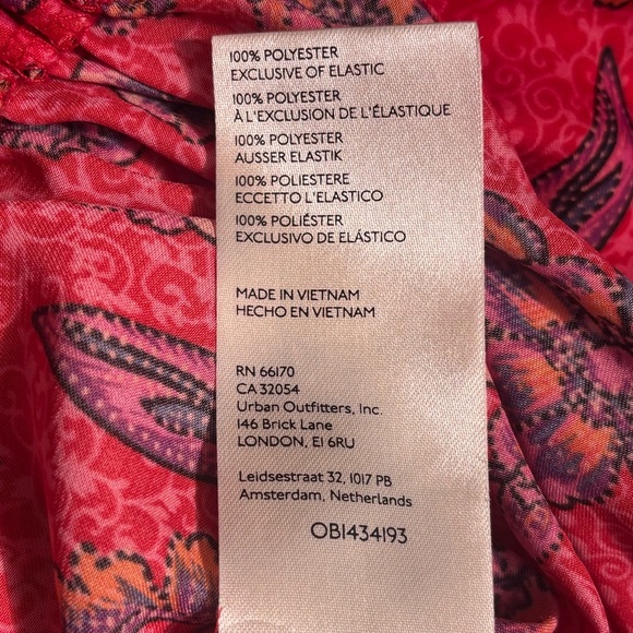 Free People “I got you” Long sleeve collared floral print blouse in “ruby combo” - Picture 10 of 10